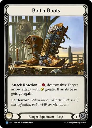 Bolt'n Boots [PEN082] (Compendium of Rathe) | Boutique FDB TCG