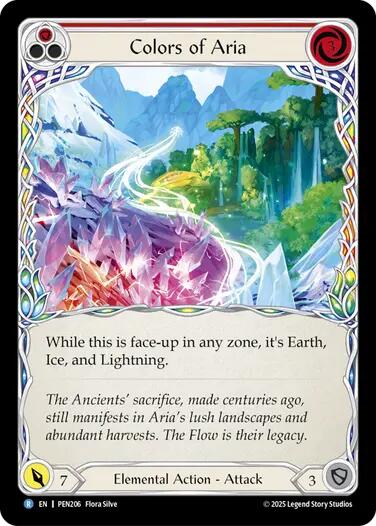 Colors of Aria [PEN206] (Compendium of Rathe)  Rainbow Foil | Boutique FDB TCG