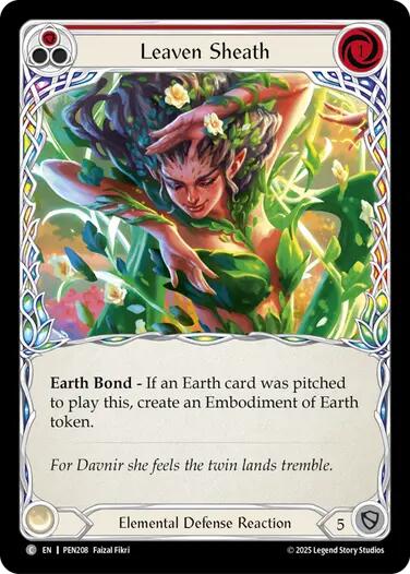 Leaven Sheath [PEN208] (Compendium of Rathe)  Rainbow Foil | Boutique FDB TCG