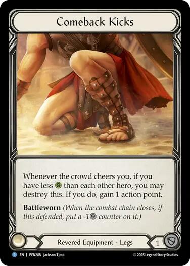 Comeback Kicks [PEN288] (Compendium of Rathe) | Boutique FDB TCG