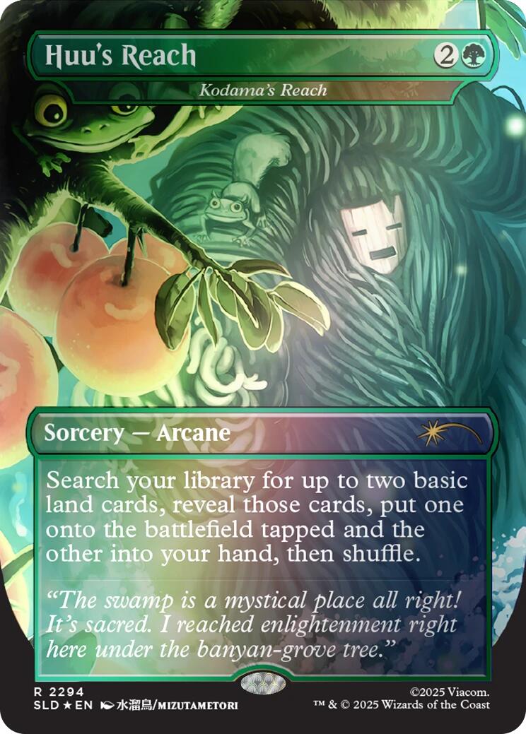 Huu's Reach - Kodama's Reach (Rainbow Foil) [Secret Lair Drop Series] | Boutique FDB TCG