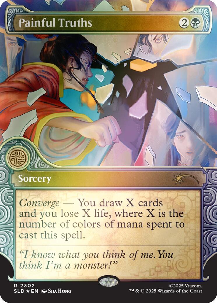Painful Truths (Rainbow Foil) [Secret Lair Drop Series] | Boutique FDB TCG
