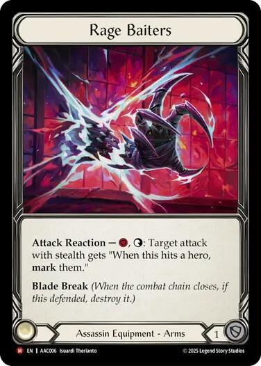 Rage Baiters [AAC006] (Armory Deck: Arakni)  Rainbow Foil | Boutique FDB TCG
