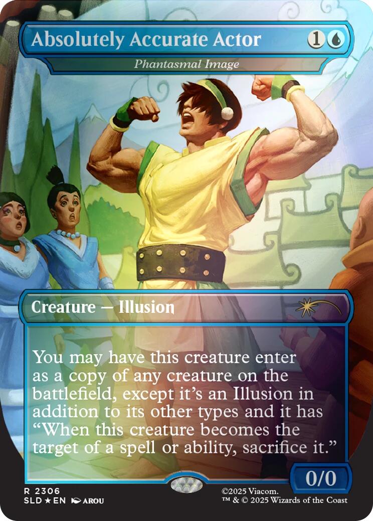 Absolutely Accurate Actor - Phantasmal Image (Rainbow Foil) [Secret Lair Drop Series] | Boutique FDB TCG