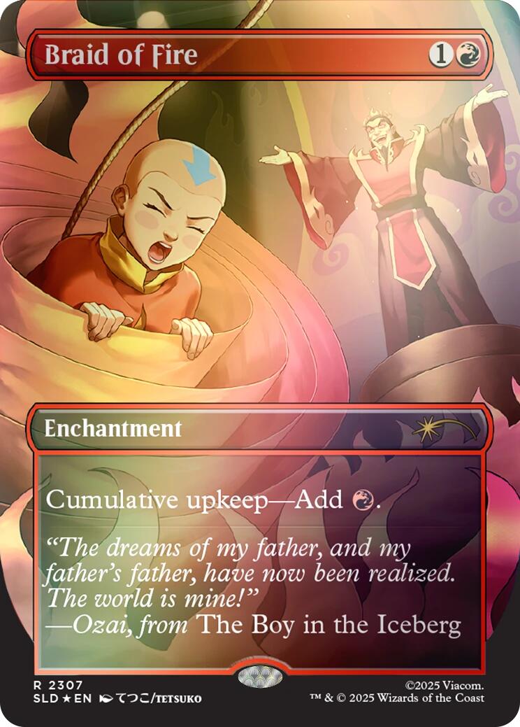 Braid of Fire (2307) (Rainbow Foil) [Secret Lair Drop Series] | Boutique FDB TCG
