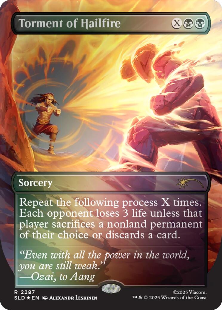 Torment of Hailfire (2287) (Rainbow Foil) [Secret Lair Drop Series] | Boutique FDB TCG