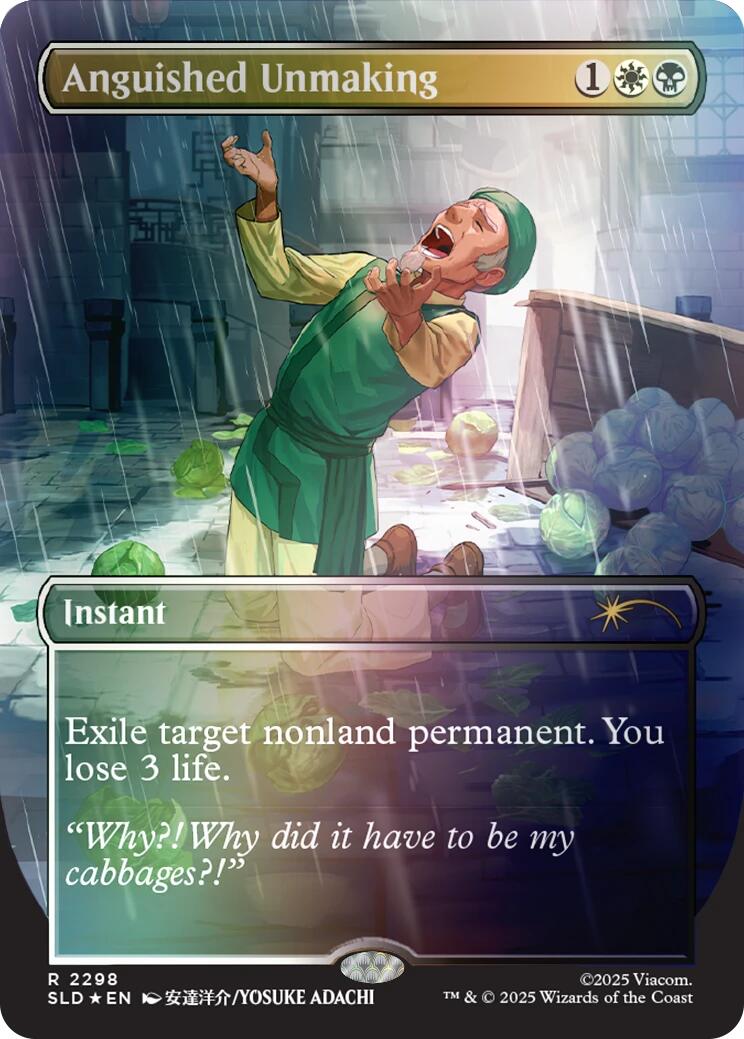 Anguished Unmaking (2298) (Rainbow Foil) [Secret Lair Drop Series] | Boutique FDB TCG