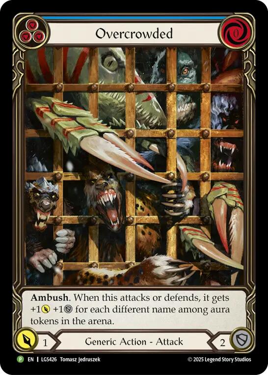 Overcrowded [LGS426] (Promo)  Cold Foil | Boutique FDB TCG
