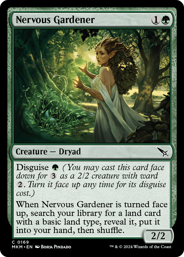 Nervous Gardener [Murders at Karlov Manor] | Boutique FDB TCG