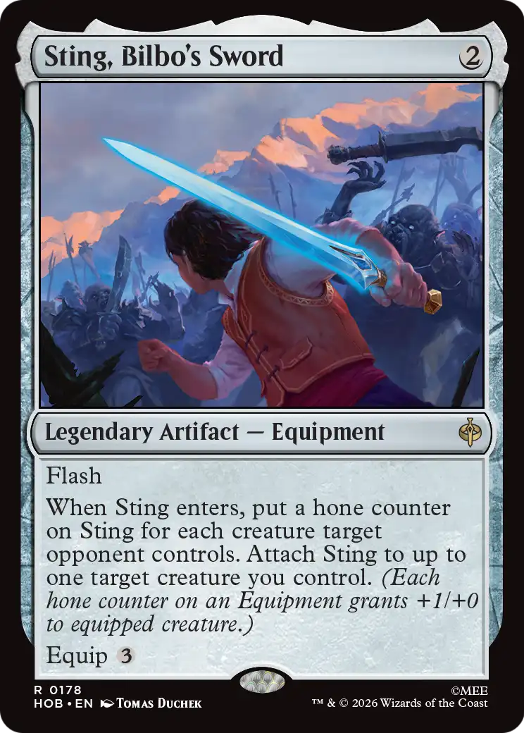 Sting, Bilbo's Sword [The Hobbit] | Boutique FDB TCG
