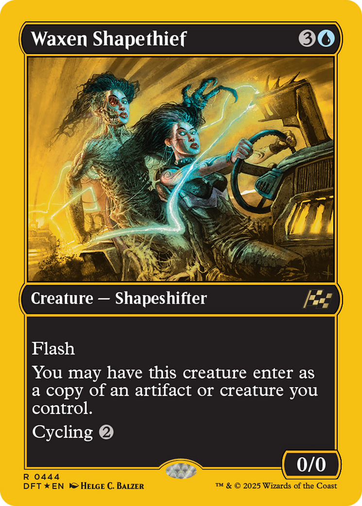 Waxen Shapethief (First-Place Foil) [Aetherdrift] | Boutique FDB TCG