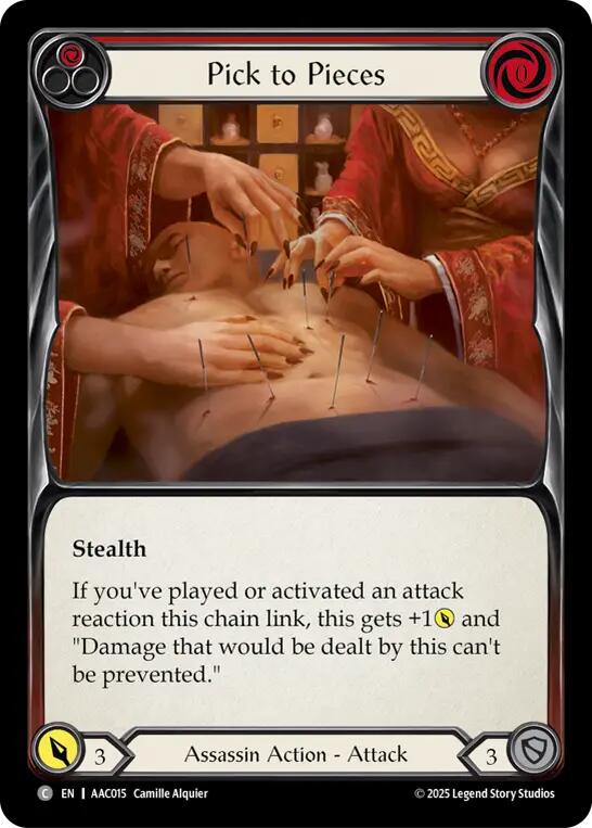 Pick to Pieces [AAC015] (Armory Deck: Arakni) | Boutique FDB TCG