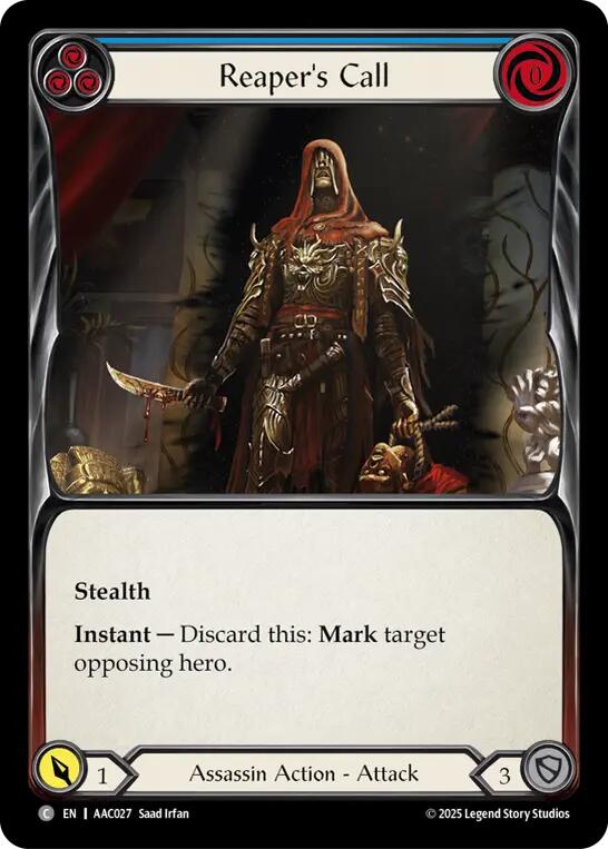 Reaper's Call [AAC027] (Armory Deck: Arakni) | Boutique FDB TCG