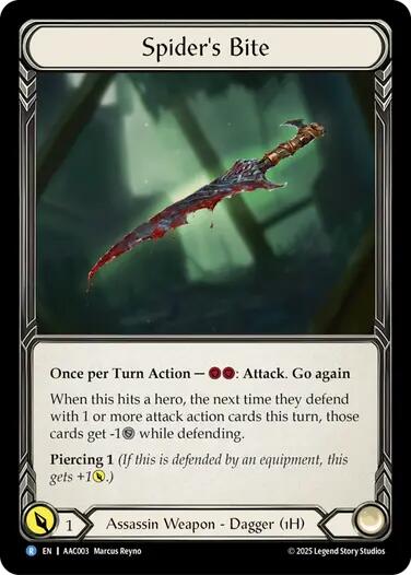 Spider's Bite [AAC003] (Armory Deck: Arakni) | Boutique FDB TCG