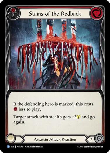 Stains of the Redback [AAC021] (Armory Deck: Arakni) | Boutique FDB TCG