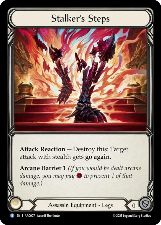 Stalker's Steps [AAC007] (Armory Deck: Arakni)  Rainbow Foil | Boutique FDB TCG