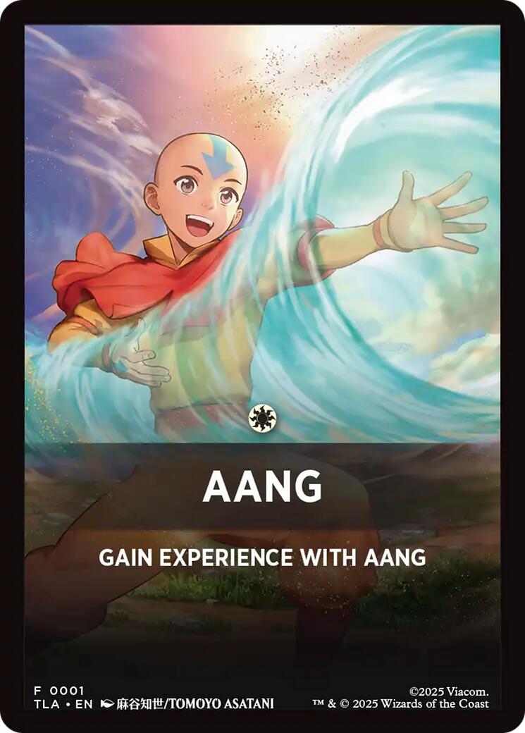 Aang Theme Card [Avatar: The Last Airbender Tokens] | Boutique FDB TCG