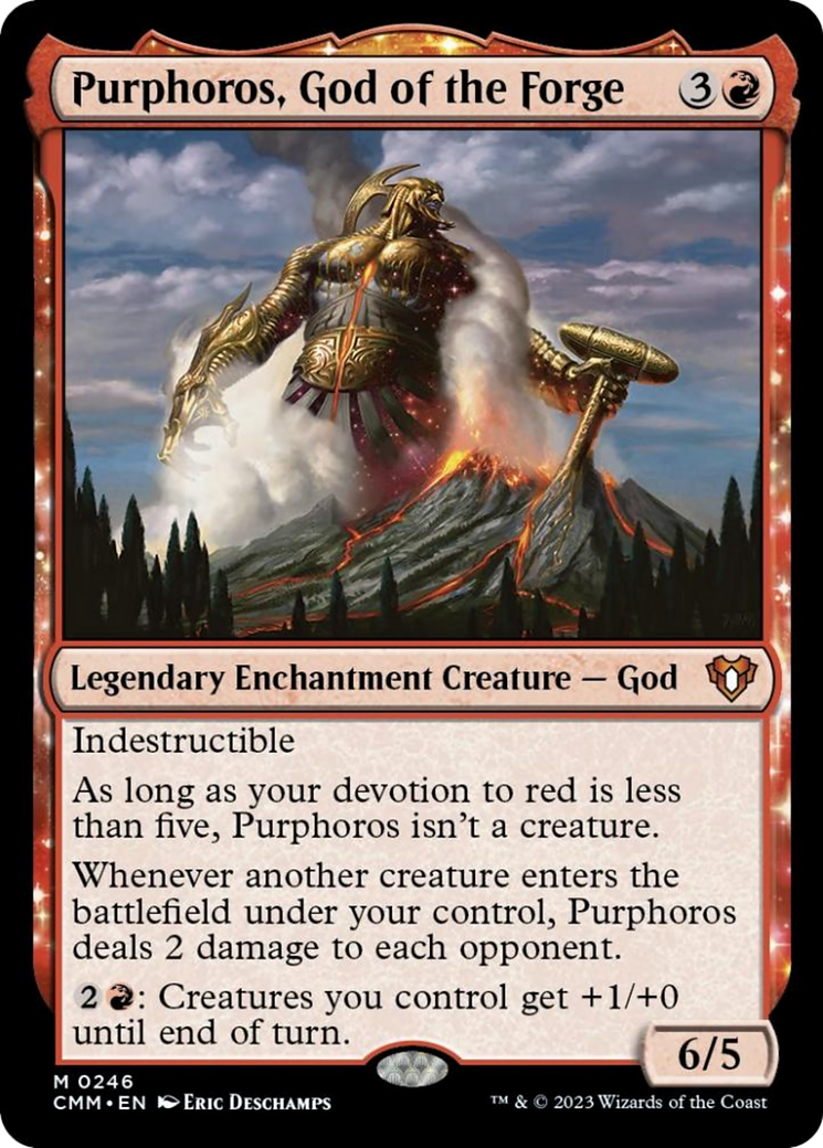 Purphoros, God of the Forge [Commander Masters] | Boutique FDB TCG