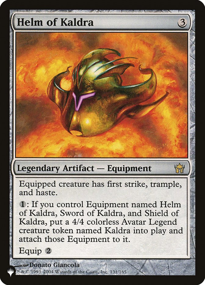 Helm of Kaldra [The List] | Boutique FDB TCG