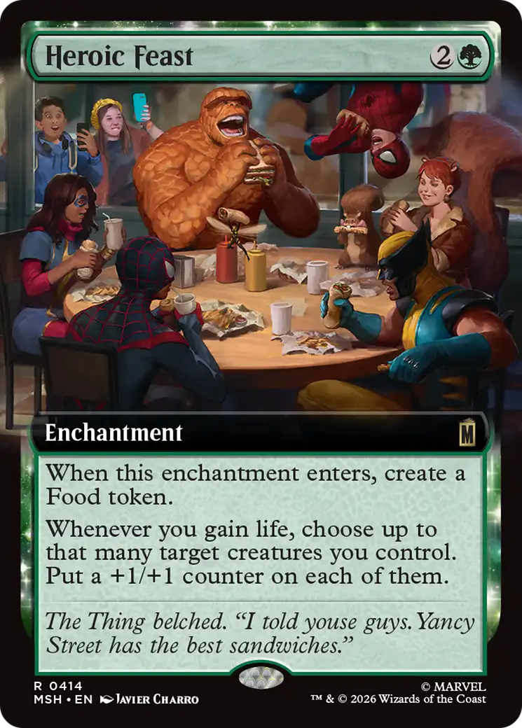 Heroic Feast (Extended Art) [Marvel Super Heroes] | Boutique FDB TCG