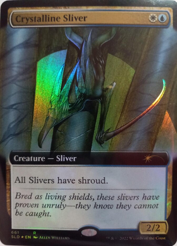 Crystalline Sliver (Extended Art) [Secret Lair Drop Promos] | Boutique FDB TCG