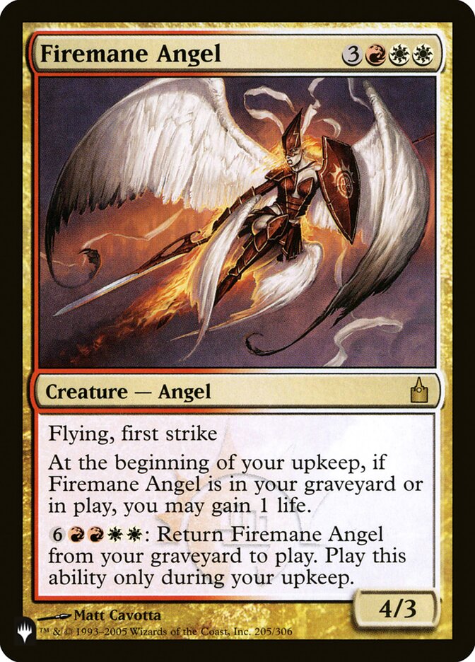 Firemane Angel [The List] | Boutique FDB TCG