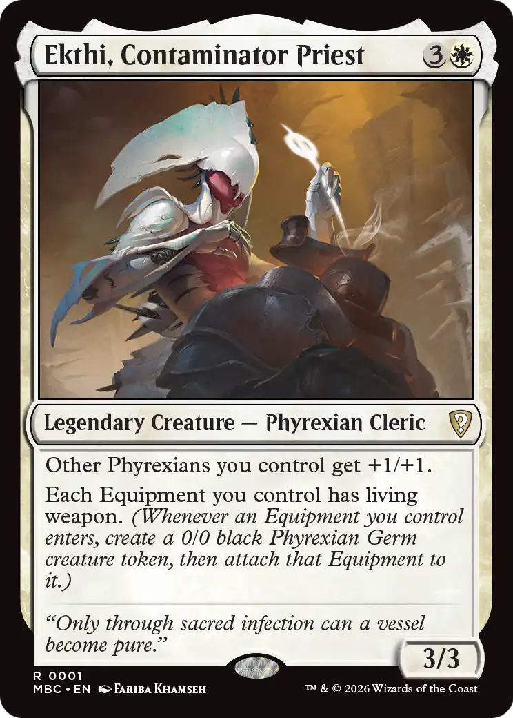 Ekthi, Contaminator Priest [Mystery Booster: Commander Edition] | Boutique FDB TCG