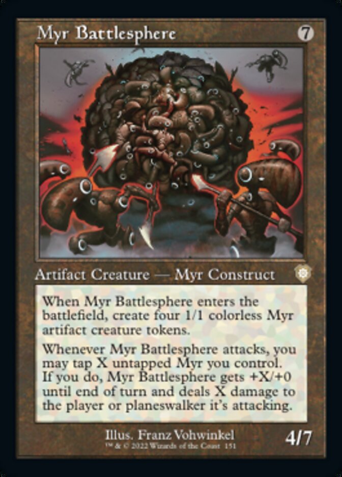 Myr Battlesphere (Retro) [The Brothers' War Commander] | Boutique FDB TCG