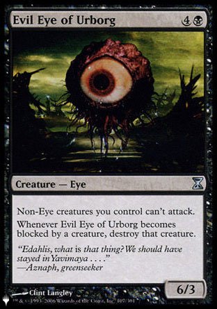 Evil Eye of Urborg [The List] | Boutique FDB TCG