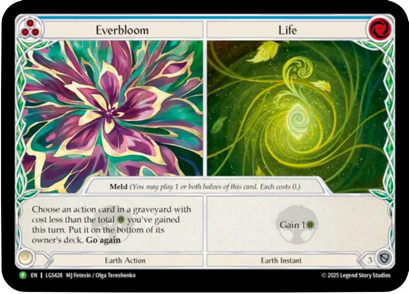 Everbloom // Life [LGS428] (Promo)  Cold Foil | Boutique FDB TCG