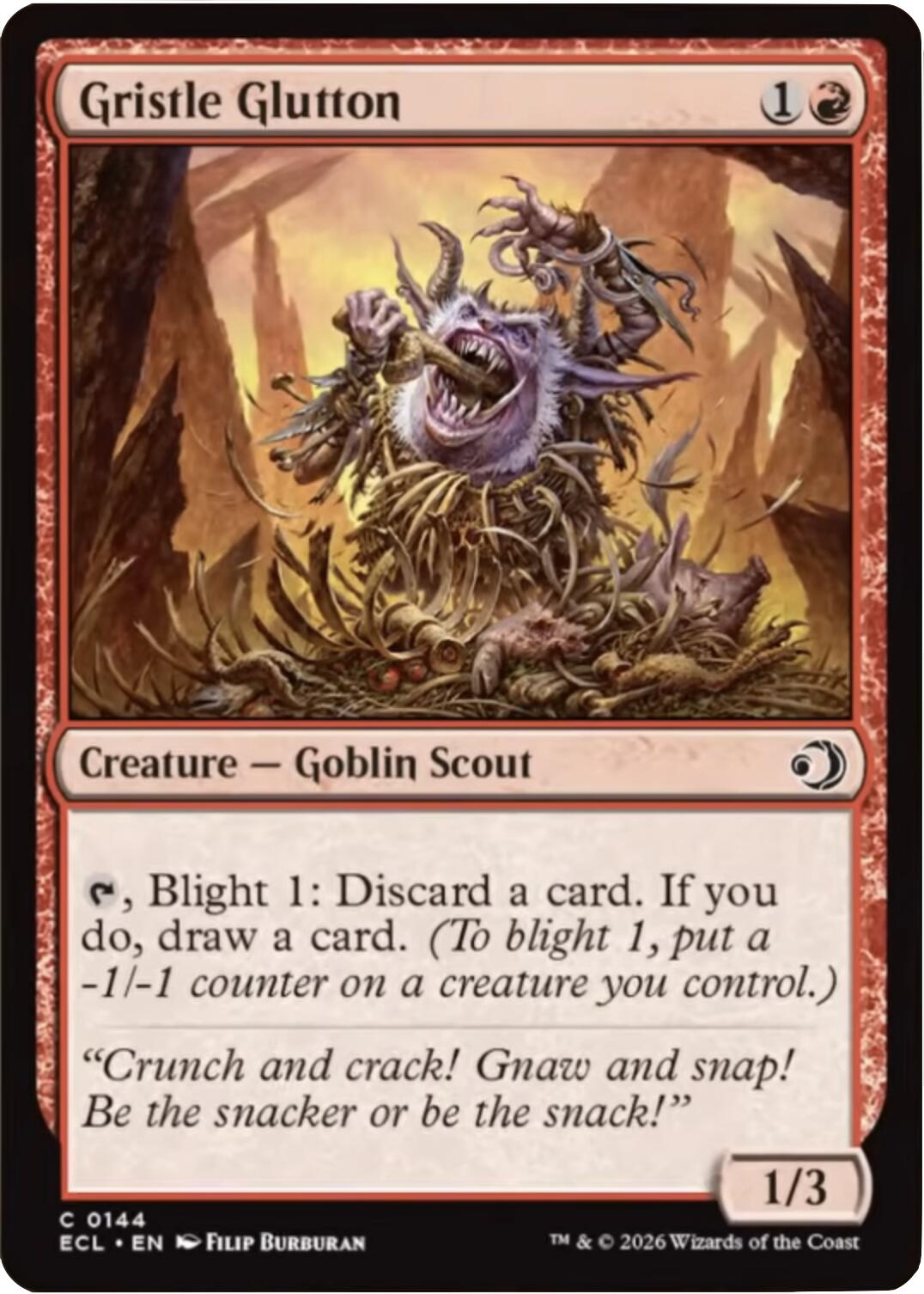 Gristle Glutton [Lorwyn Eclipsed] | Boutique FDB TCG