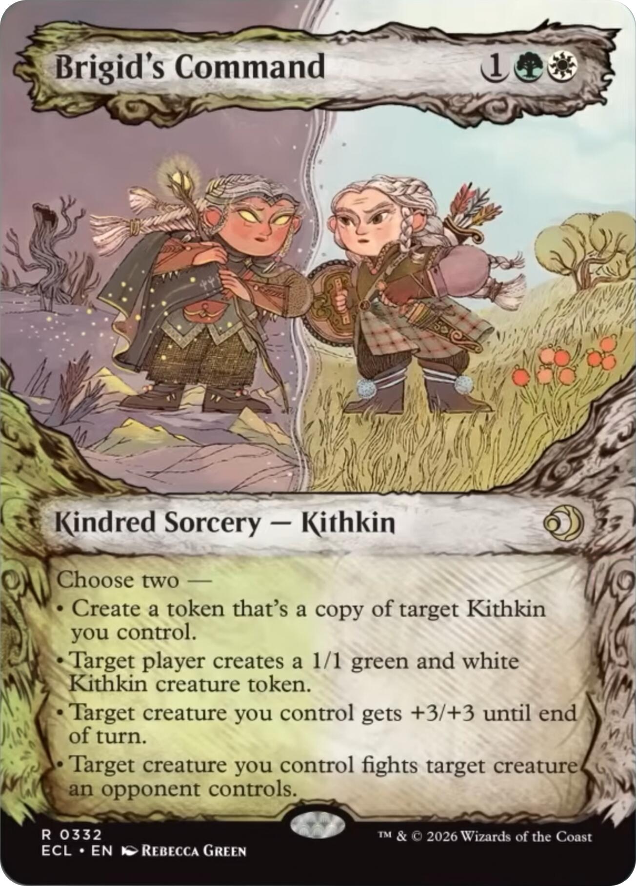 Brigid's Command (Showcase) [Lorwyn Eclipsed] | Boutique FDB TCG