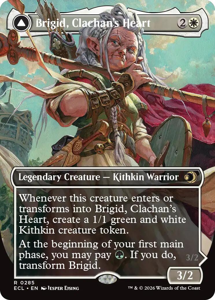 Brigid, Clachan's Heart (Borderless) [Lorwyn Eclipsed] | Boutique FDB TCG