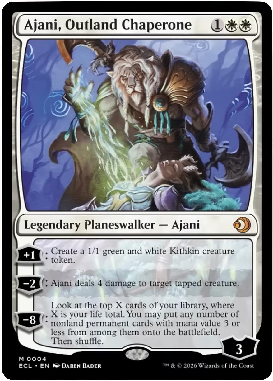 Ajani, Outland Chaperone [Lorwyn Eclipsed] | Boutique FDB TCG