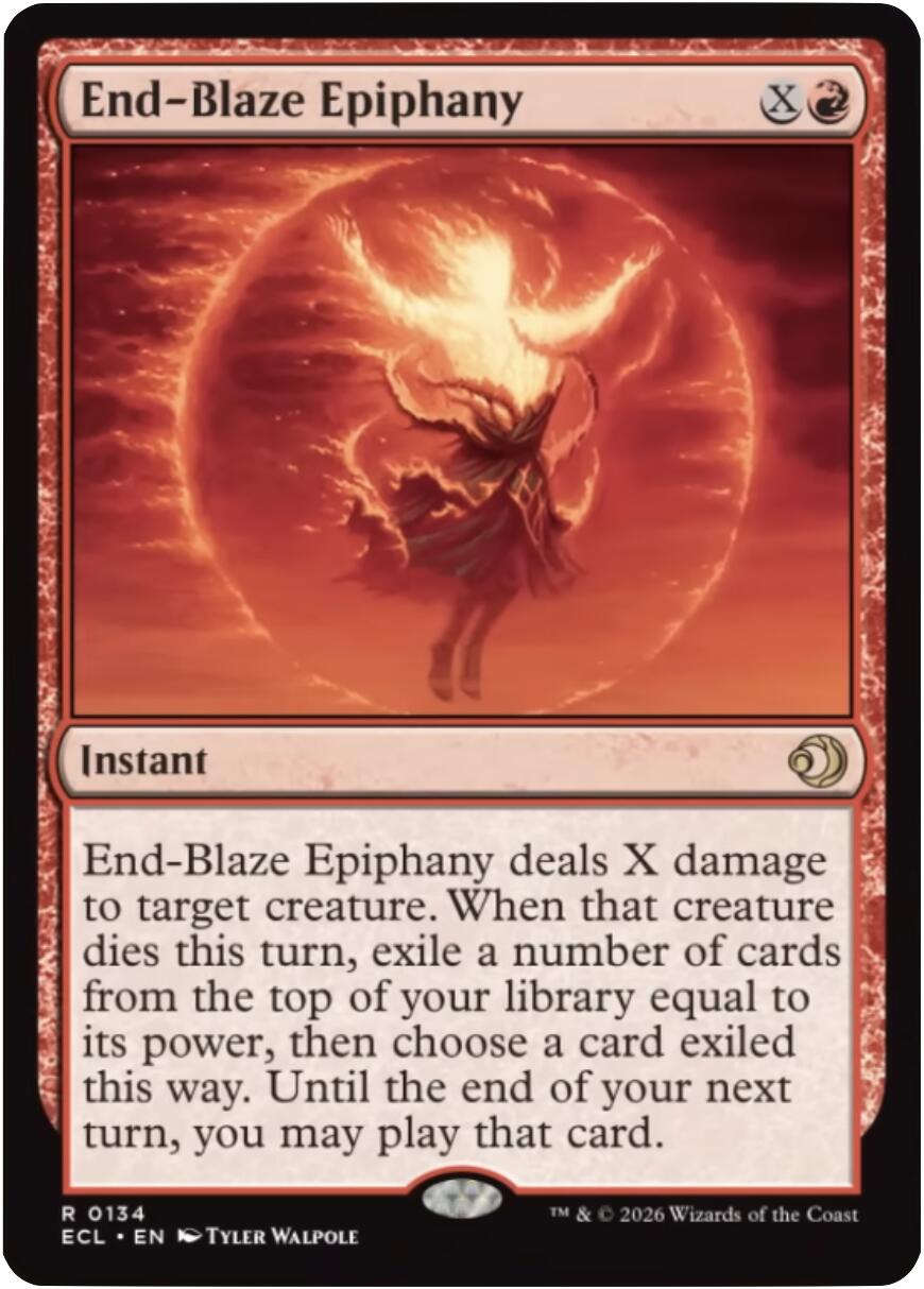 End-Blaze Epiphany [Lorwyn Eclipsed] | Boutique FDB TCG