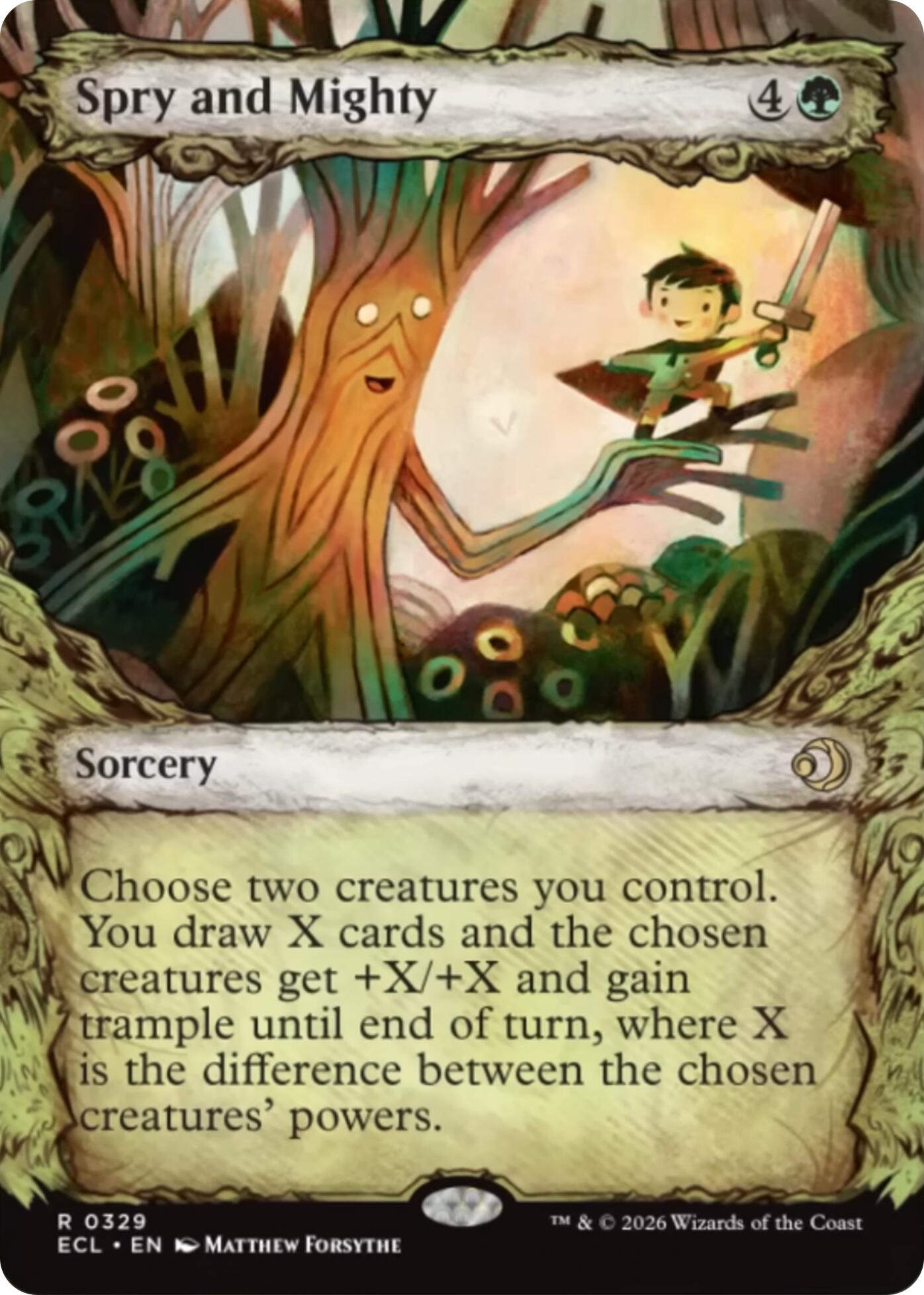 Spry and Mighty (Showcase) [Lorwyn Eclipsed] | Boutique FDB TCG