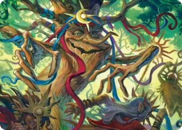 Sun-Dappled Celebrant Art Card [Lorwyn Eclipsed Art Series] | Boutique FDB TCG