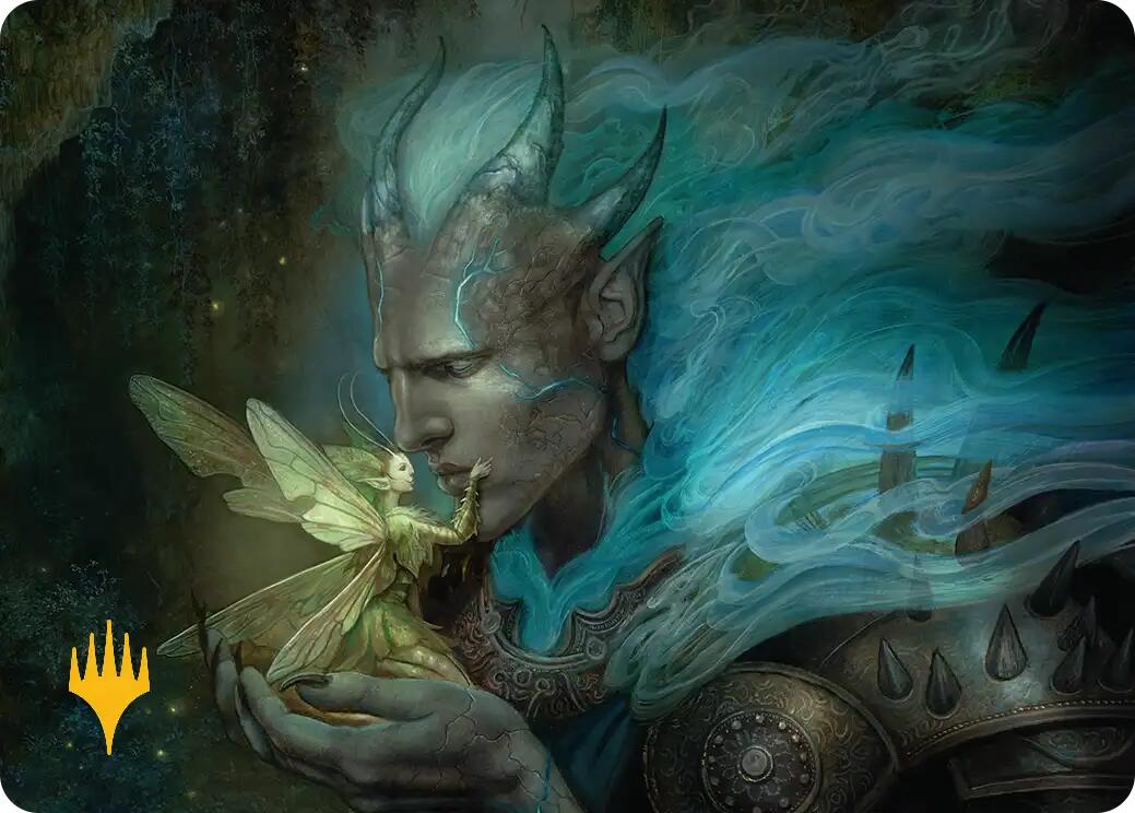 Run Away Together Art Card (Gold-Stamped Planeswalker Symbol) [Lorwyn Eclipsed Art Series] | Boutique FDB TCG