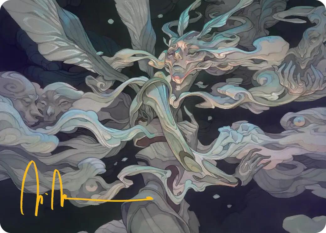Temporal Cleansing Art Card (Gold-Stamped Signature) [Lorwyn Eclipsed Art Series] | Boutique FDB TCG