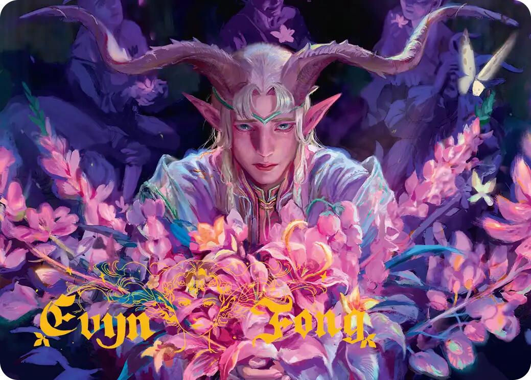Dawnhand Eulogist Art Card (Gold-Stamped Signature) [Lorwyn Eclipsed Art Series] | Boutique FDB TCG