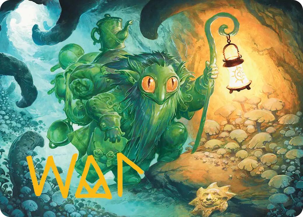 Mutable Explorer Art Card (21/54) (Gold-Stamped Signature) [Lorwyn Eclipsed Art Series] | Boutique FDB TCG