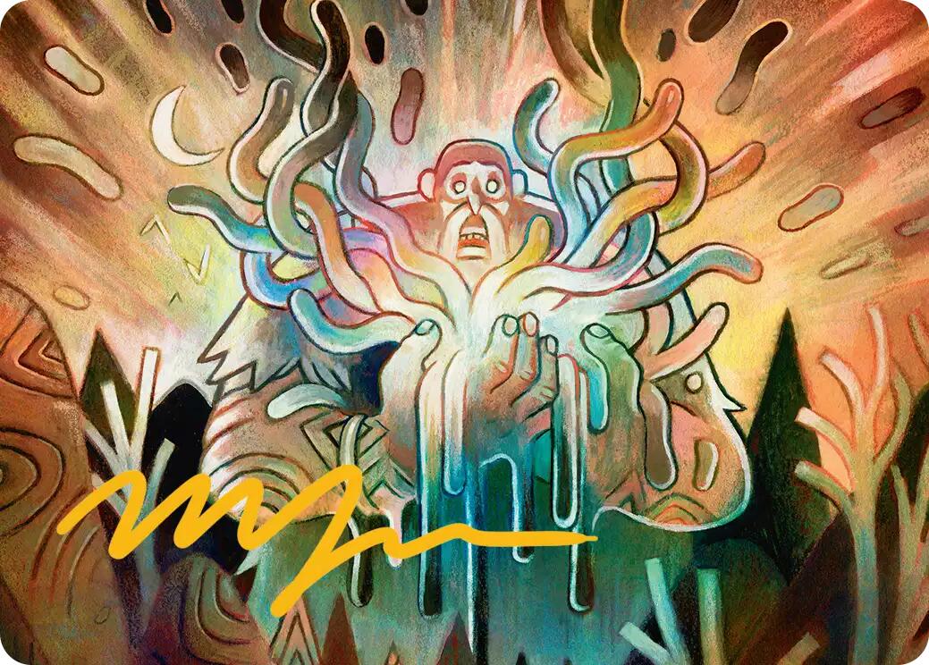 Aurora Awakener Art Card (40/54) (Gold-Stamped Signature) [Lorwyn Eclipsed Art Series] | Boutique FDB TCG