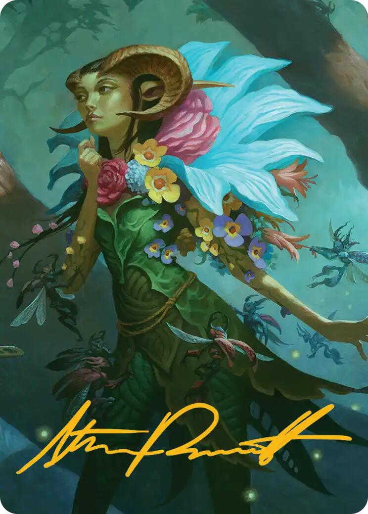 Maralen, Fae Ascendant Art Card (Gold-Stamped Signature) [Lorwyn Eclipsed Art Series] | Boutique FDB TCG