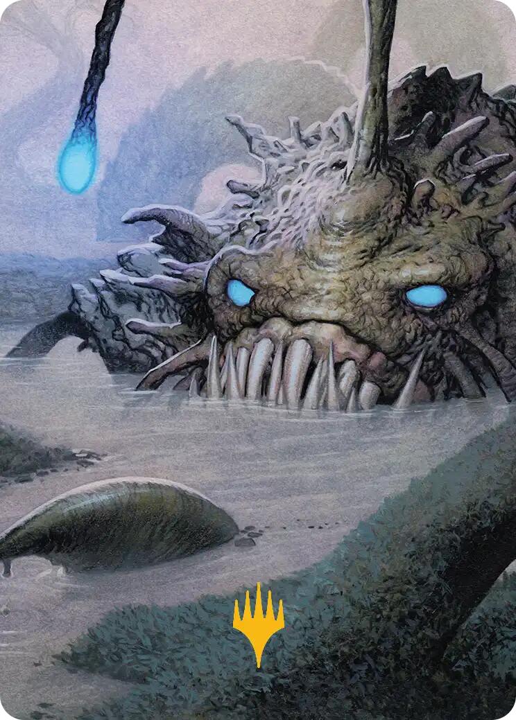 Deceit Art Card (Gold-Stamped Planeswalker Symbol) [Lorwyn Eclipsed Art Series] | Boutique FDB TCG