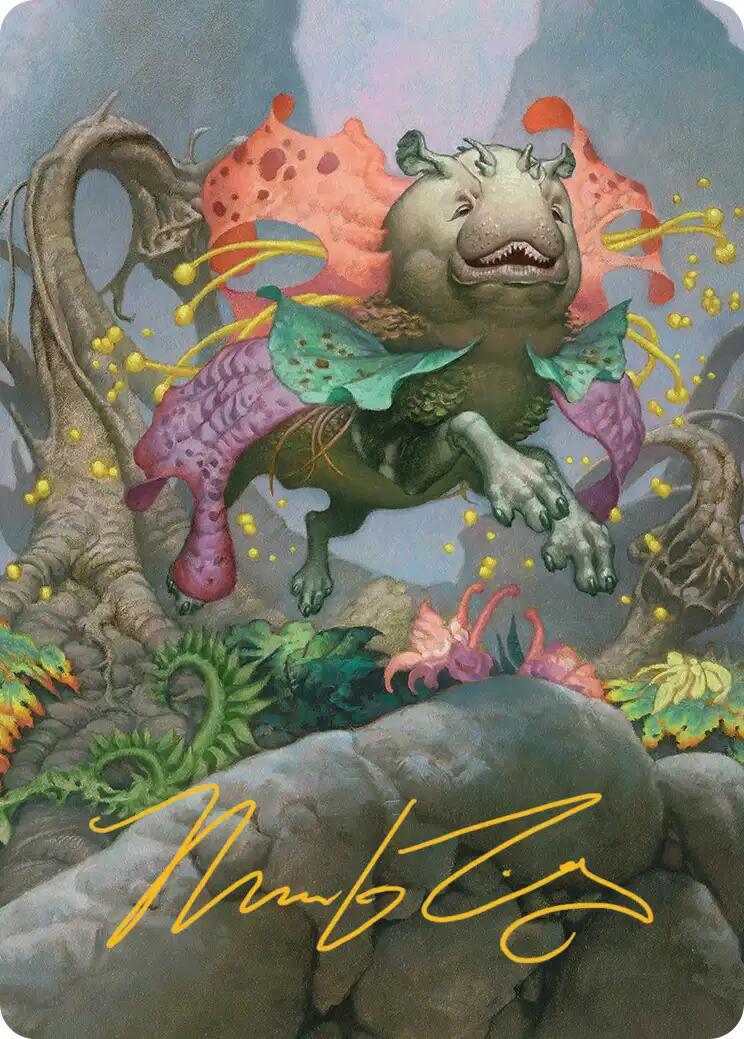 Vibrance Art Card (Gold-Stamped Signature) [Lorwyn Eclipsed Art Series] | Boutique FDB TCG