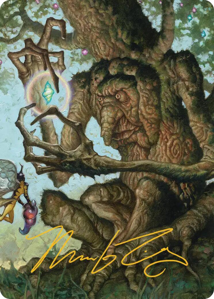 Faeburrow Elder Art Card (Gold-Stamped Signature) [Lorwyn Eclipsed Art Series] | Boutique FDB TCG