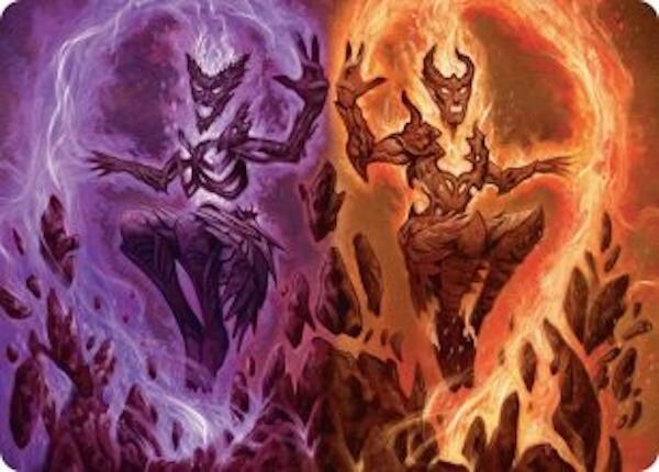 Fire Covenant Art Card [Lorwyn Eclipsed Art Series] | Boutique FDB TCG