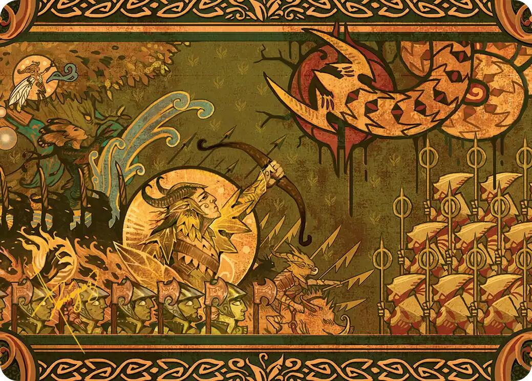 Chronicle of Victory Art Card (Gold-Stamped Signature) [Lorwyn Eclipsed Art Series] | Boutique FDB TCG