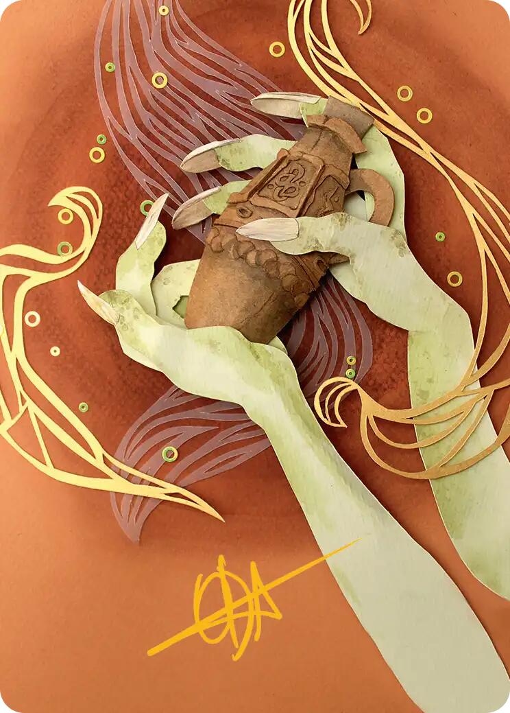 Thousand-Year Elixir Art Card (Gold-Stamped Signature) [Lorwyn Eclipsed Art Series] | Boutique FDB TCG