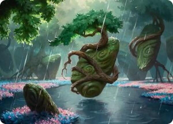 Rain-Slicked Copse Art Card [Lorwyn Eclipsed Art Series] | Boutique FDB TCG